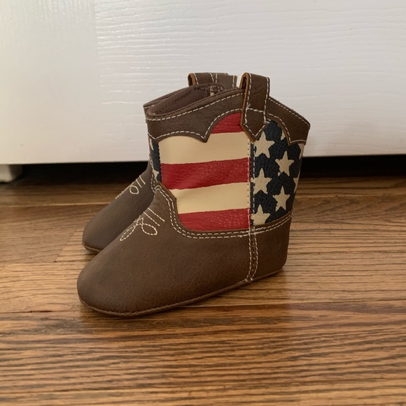 Other - American Flag Baby Cowboy Boots Size 2